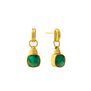 Emerald stud earrings by Ottoman Hands&nbsp;